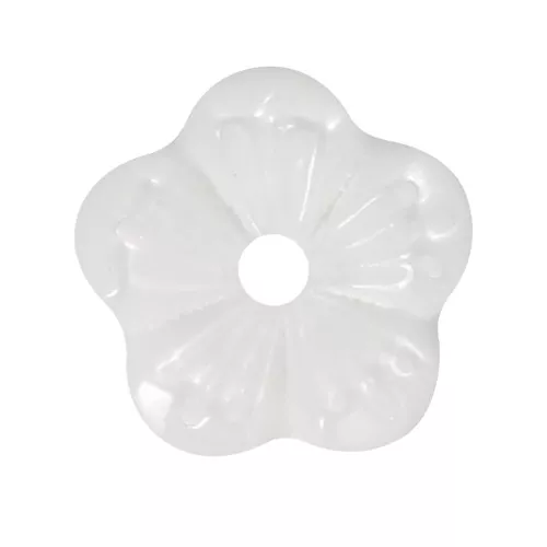 8mm Mother-of-pearl flower x4
