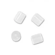 Earnuts 3mm Transparent  x100