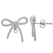 16x17mm 304L Stainless Steel EarStuds x2