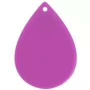31x22 mm acetate teardrop pendant - Purple x1
