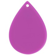 31x22mm Acetate drop pendant - Purple x1