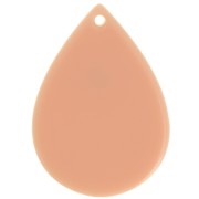 31x22 mm acetate teardrop pendant - Old Rose x1