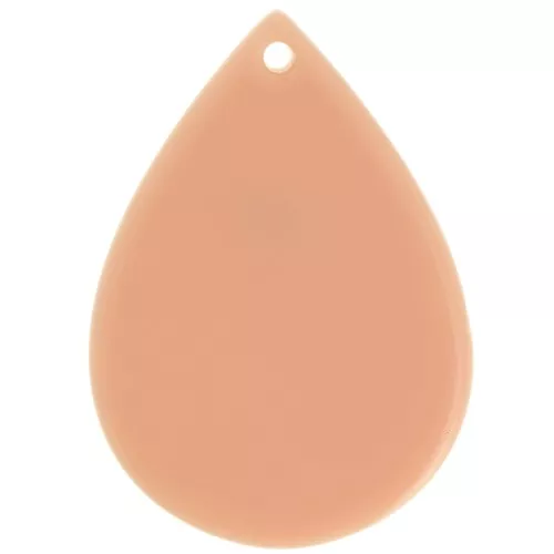31x22 mm acetate teardrop pendant - Old Rose x1