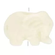 Elephant 7x10mm Beige x1