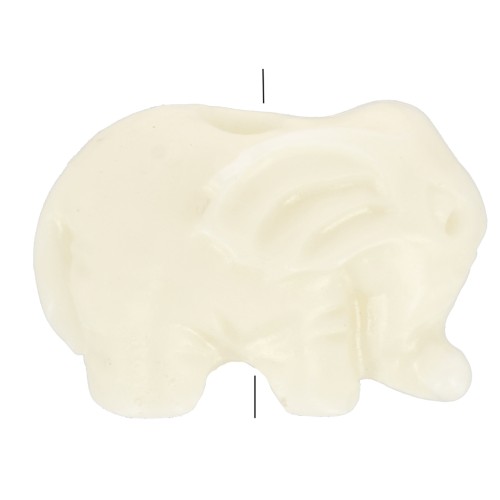 Elephant 7x10mm Beige x1