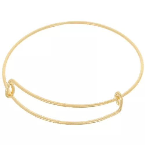 Bracelet 60 - 70mm fine Gold plated tone x1