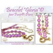 6x3mm Kos® Glass beads by Puca® - La Divine Pistachio x10g