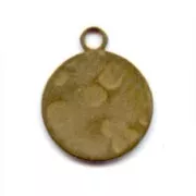 Stick-on Pastilles  8mm bronze tone x10