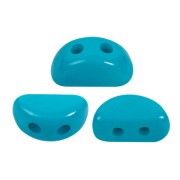 6x3mm Kos® Glass beads by Puca® - La Divine Aqua x10g