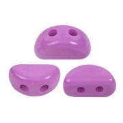 6x3mm Kos® Glass beads by Puca® - La Divine Lilac x10g