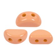 6x3mm Kos® Glass beads by Puca® - La Divine Peach x10g|raw }}