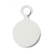 Stick-on Pastilles  6mm silver colored x10|raw }}