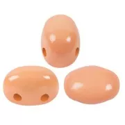 7x5mm Glass beads Samos® by Puca® La Divine Peach x10g