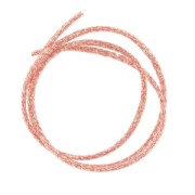 Metallic cord Mokuba 2 mm - Copper golden thread x1m|raw }}