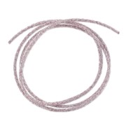 Metallic cord Mokuba 2 mm - Violet silver thread x1m|raw }}