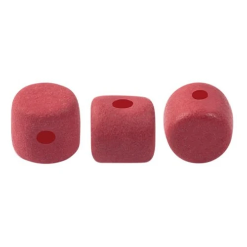 2.5x3mm Minos® by Puca® -  Dark Red Light Mat x5g