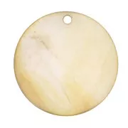 Mother-of-Pearl round and thick  Sequins 20mm  x10