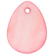 Mother-of-Pearl drop Sequins 20mm Corail x10