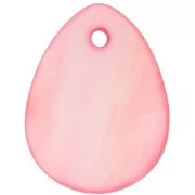 Mother-of-Pearl drop Sequins 20mm Corail x10