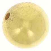 16mm round CCB acrylic metallic bead - Gold Tone x1|raw }}