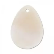 Mother-of-Pearl drop Sequins 20mm Natural x10