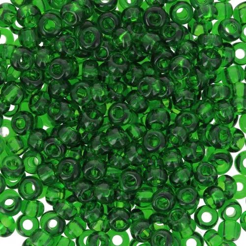 Preciosa Seed Beads 8/0 3 mm - Bottle Green x 20 g