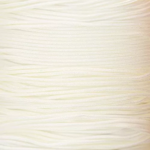 0.5mm Jade thread - Braided nylon thread - Ecru x9m