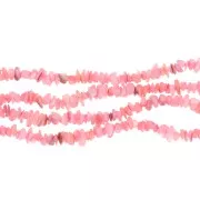 8-11mm Chip beads - dyed shell - Pink x 78 cm