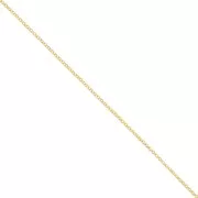 Belcher chain 1.9mm satiné Fine Gold Plated x 1m