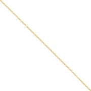 jaseron chain 1.9mm satiné Fine Gold Plated  x 1m