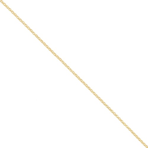Belcher chain 1.9mm satiné Fine Gold Plated x 1m