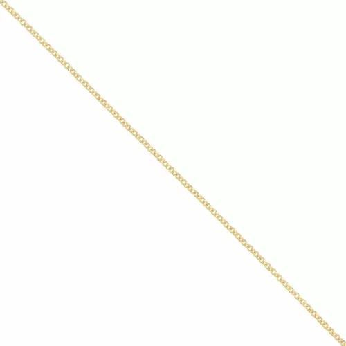 Belcher chain 1.9mm satiné Fine Gold Plated x 1m