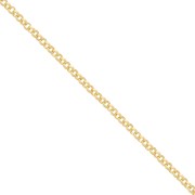 Belcher chain 1.9mm satiné Fine Gold Plated x 1m