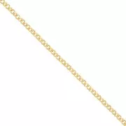 Belcher chain 1.9mm satiné Fine Gold Plated x 1m