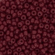 Preciosa Seed beads 9/0 2.5 mm - Opaque Burgundy x20g