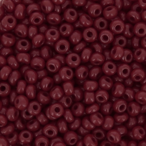 Preciosa Seed beads 9/0 2.5 mm - Opaque Burgundy x20g