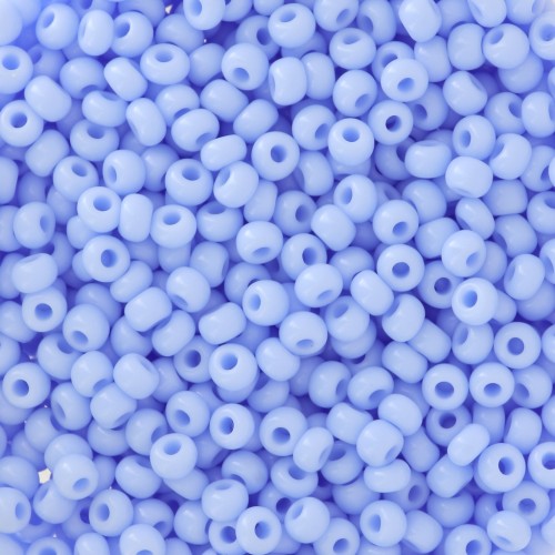 Preciosa Seed beads 9/0 2.5 mm - Pastel Blue Opaque x20g