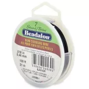 Beading wire Black 7 strands 0.46mm x30m