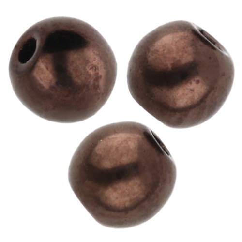 Round beads 3mm Dark Bronze x50