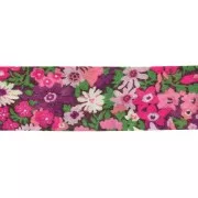 Liberty fabric bias - Thorpe hill - Rosy Pink x1m