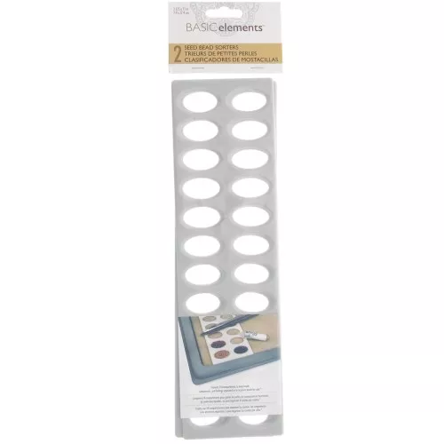 Bead sorting tool - 24 compartments - Basic elements x2