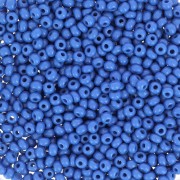 Preciosa Seed beads 11/0 2 mm - Opaque blue x20g|raw }}
