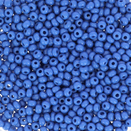 Preciosa Seed beads 11/0 2 mm - Opaque blue x20g