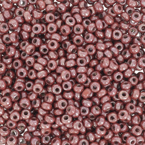 Preciosa Seed Beads 11/0 2 mm - Opaque Brown Tango x 20 g