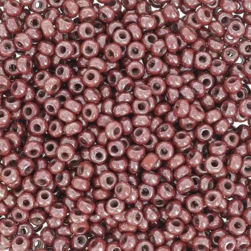 Preciosa Seed Beads 11/0 2 mm - Opaque Brown Tango x 20 g
