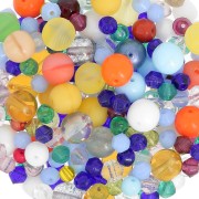 Bohemian beads assortment - Multicolored x50g|raw }}