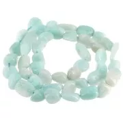 Amazonite - 7 - 8mm Irregular nugget gemstone beads - Amazonite x38cm 7 - 8mm Irregular nugget gemstone beads - Amazonite x38cm