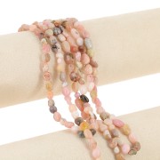 4 - 6mm Irregular nugget gemstone beads - Pink Opal x39cm
