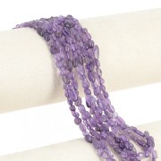 4 - 6mm Irregular nugget gemstone beads - Amethyst x39cm