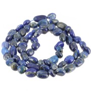 4 - 6mm Irregular nugget gemstone beads - Lapis Lazuli x39cm